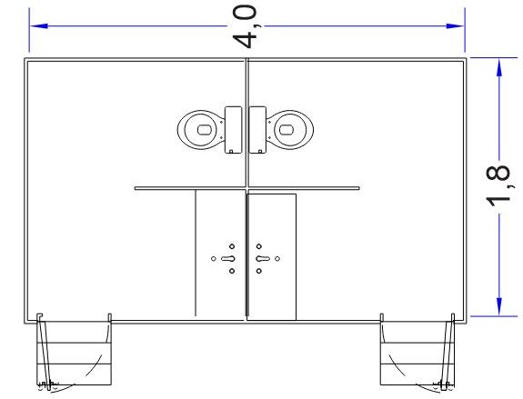 plano baño basic